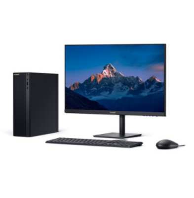 华为/HUAWEI B520 PUBZ-W5891A +SSNB-24BZ 主机+显示器 台式计算机